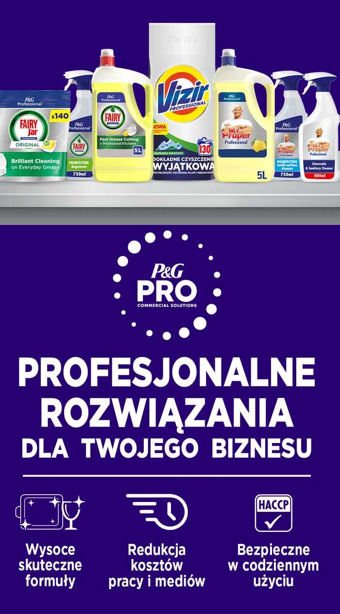 P&G PRO – profesjonalne rozwiązania dla Twojego biznesu