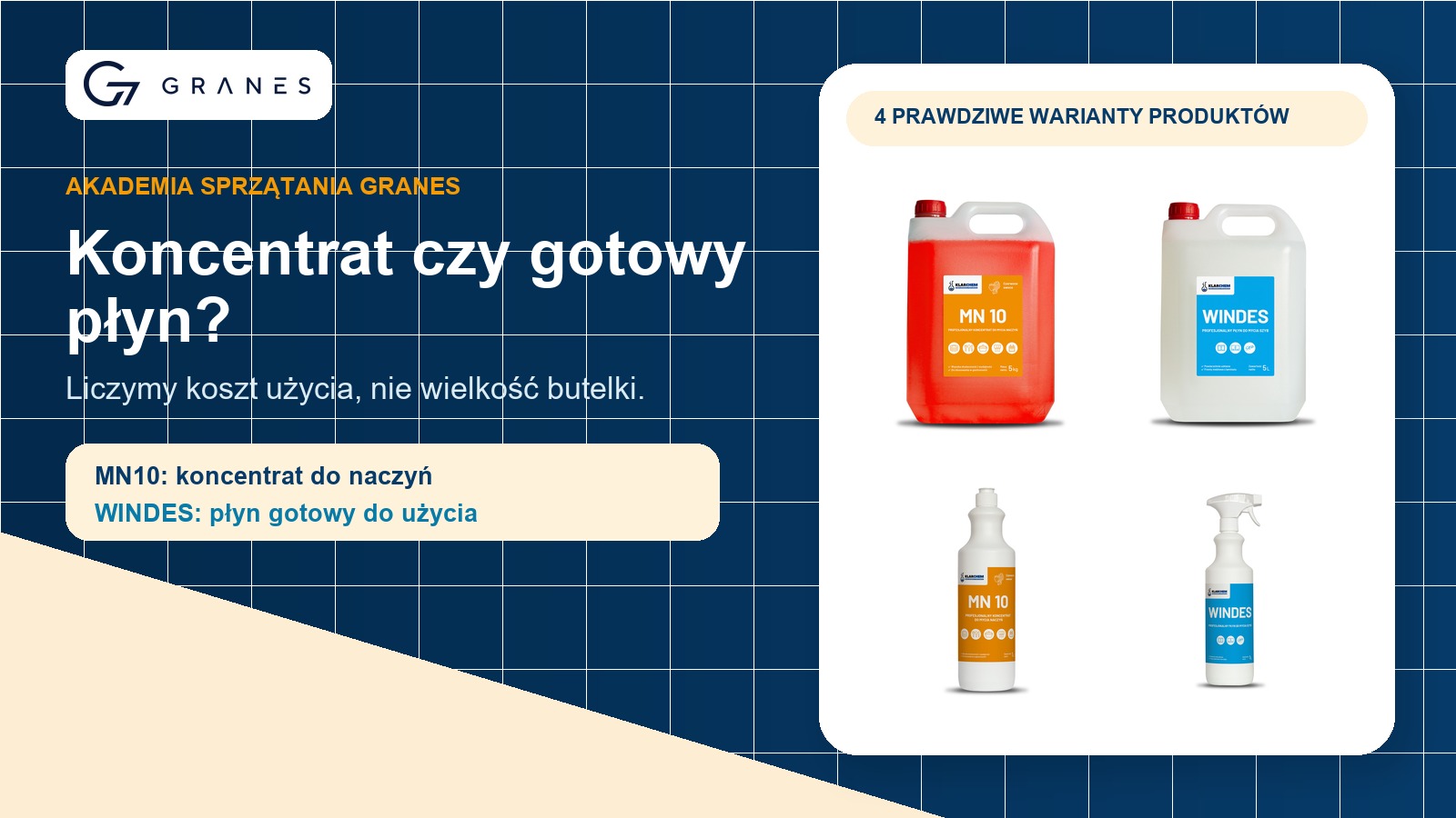 Koncentrat czy gotowy płyn? Jak policzyć, co naprawdę się opłaca