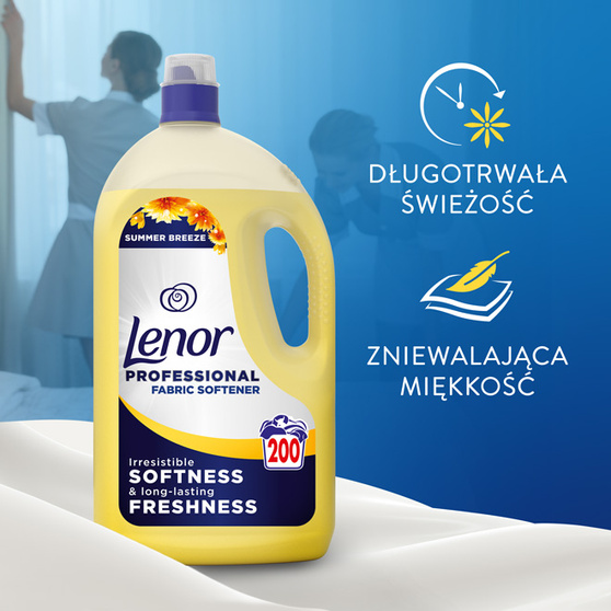 Lenor Professional Płyn do płukania Summer Breeze 4 l