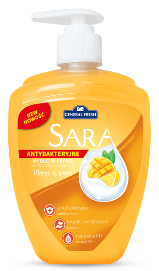 General Fresh Sara mydło w płynie Mango i Cytryna 500 ml