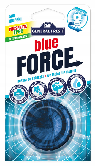 General Fresh Blue Force kostka do spłuczki Morze