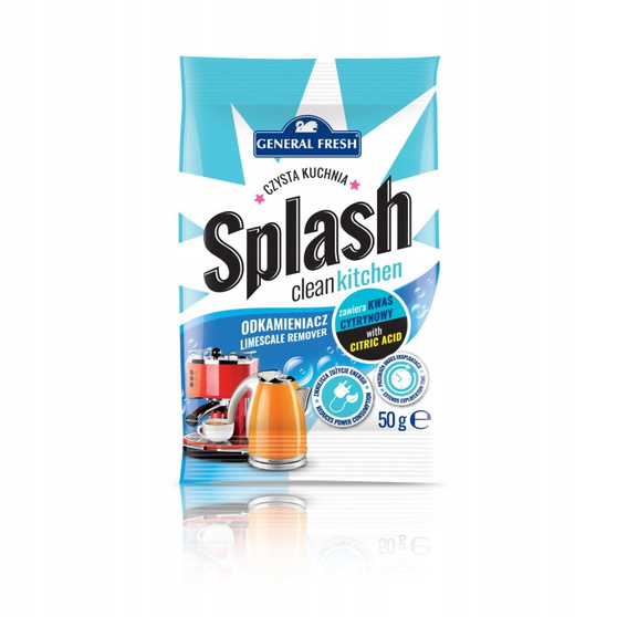 General Fresh Splash odkamieniacz do czajników i ekspresów 50 g