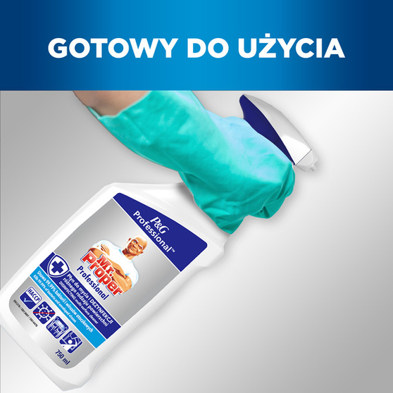 Mr. Proper Professional Spray czyszcząco-dezynfekujący 3w1 750 ml
