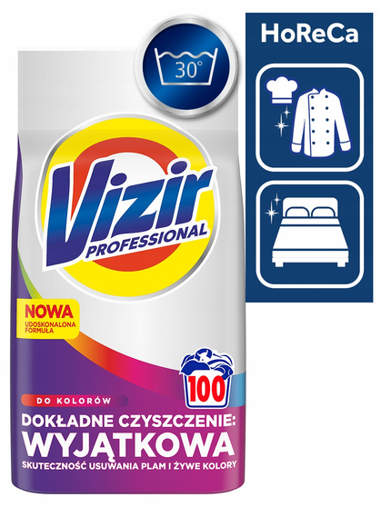 Vizir Professional Proszek do prania Kolor 100 prań 5,5 kg