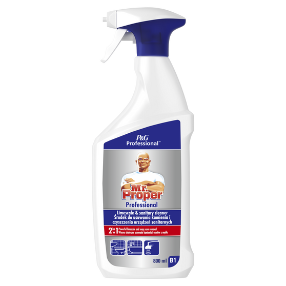 Mr. Proper Professional Spray odkamieniająco-czyszczący 2w1 800 ml
