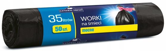 General Fresh worki na śmieci czarne 35 l
