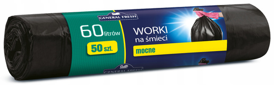 General Fresh worki na śmieci czarne 60 l