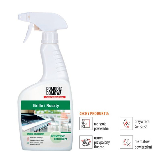 Pomoc Domowa Środek do czyszczenia grilla i rusztu 500 ml