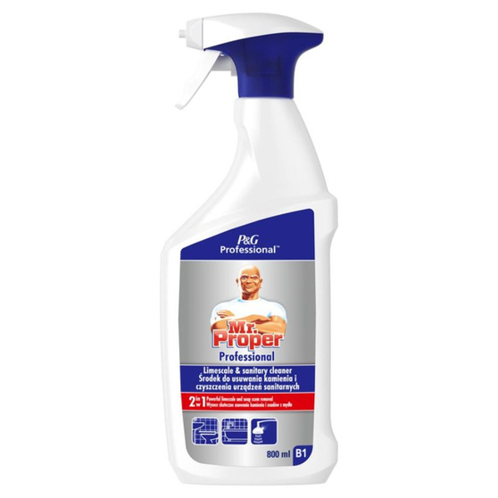 Mr. Proper Professional Spray odkamieniająco-czyszczący 2w1 800 ml