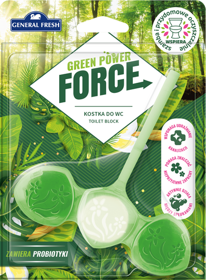 General Fresh Green Power Force probiotyczna kostka do WC