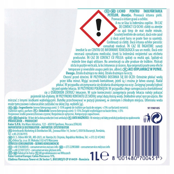 ACE Odplamiacz White 1 l