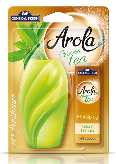 General Fresh Arola Mini Spray odświeżacz powietrza Zielona Herbata 15 ml