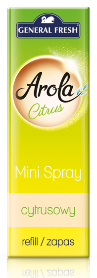 General Fresh Arola Mini Spray wkład do odświeżacza Cytrus 15 ml