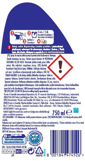 Fairy Professional Power Degreaser silny odtłuszczacz 750 ml
