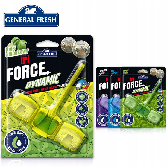 General Fresh Tri-Force Dynamic kostka do WC Las