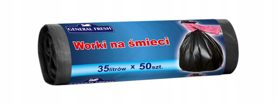 General Fresh worki na śmieci czarne 35 l