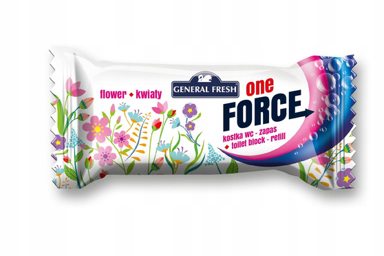 General Fresh One Force wkład do kostki WC Kwiat