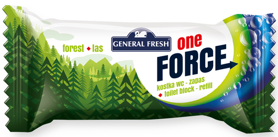 General Fresh One Force wkład do kostki WC Las