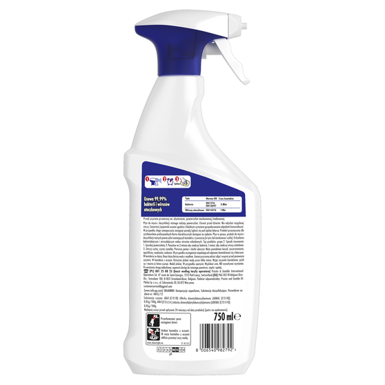 Mr. Proper Professional Spray czyszcząco-dezynfekujący 3w1 750 ml