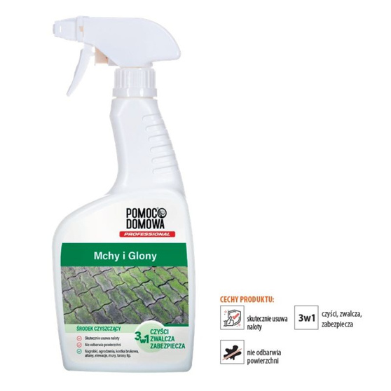 Pomoc Domowa Środek do zwalczania mchów i glonów 500 ml
