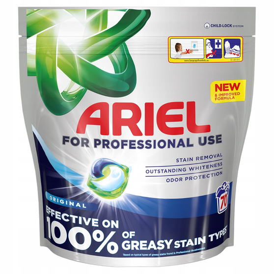 Ariel Professional Kapsułki do prania All in One Original 70 prań