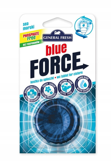 General Fresh Blue Force kostka do spłuczki Morze