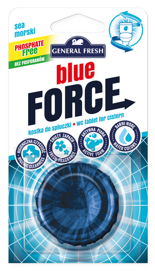 General Fresh Blue Force kostka do spłuczki Morze