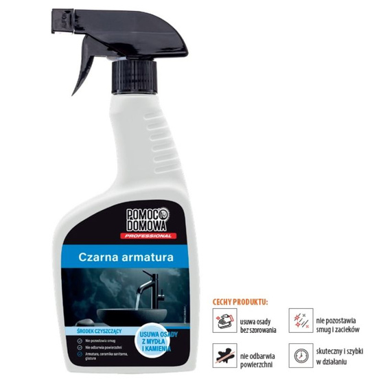 Pomoc Domowa Środek do czyszczenia czarnej armatury 500 ml