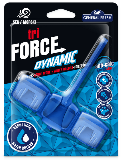General Fresh Tri-Force Dynamic kostka do WC Morze