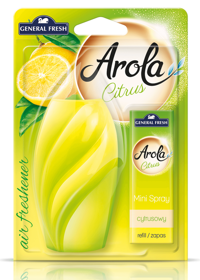 General Fresh Arola Mini Spray odświeżacz powietrza Cytryna 15 ml