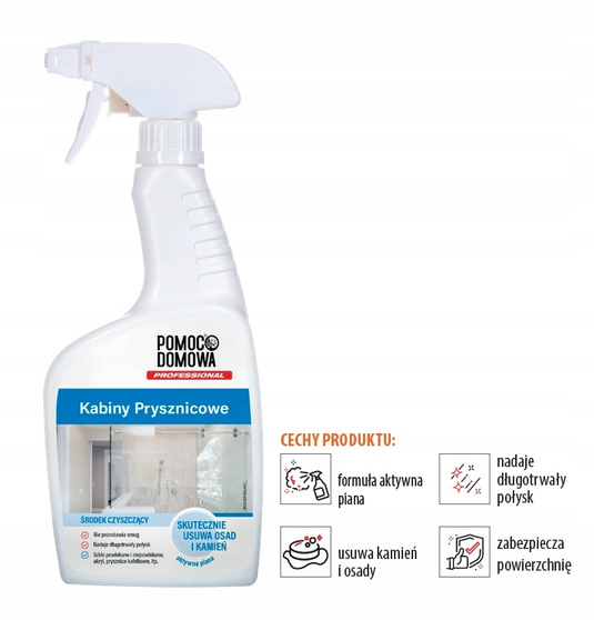 Pomoc Domowa Środek do czyszczenia kabin prysznicowych 500 ml