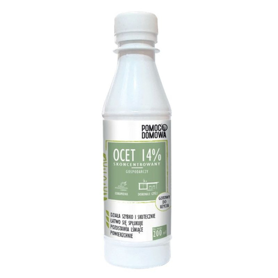 Pomoc Domowa Natural Ocet gospodarczy 14% skoncentrowany 200 ml