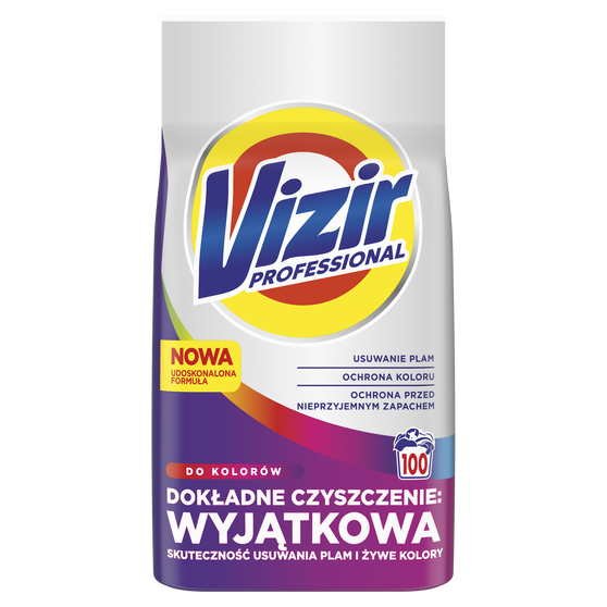 Vizir Professional Proszek do prania Kolor 100 prań 5,5 kg
