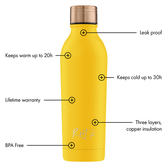 Root7 Powder Coated Yellow 500 ml