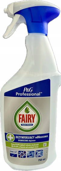 Fairy Professional Spray odtłuszczająco-dezynfekujący 2w1 750 ml