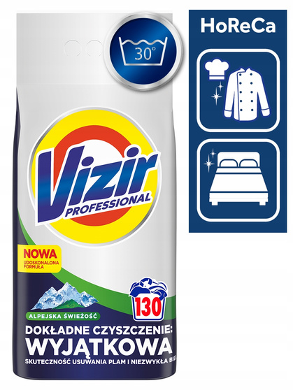 Vizir Professional Color + Alpine Fresh 2 × 7,15 kg + 2 × Lenor 500 ml gratis