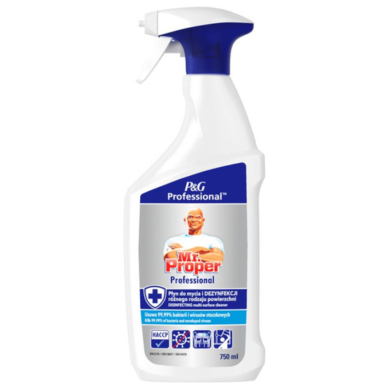 Mr. Proper Professional Spray czyszcząco-dezynfekujący 3w1 750 ml
