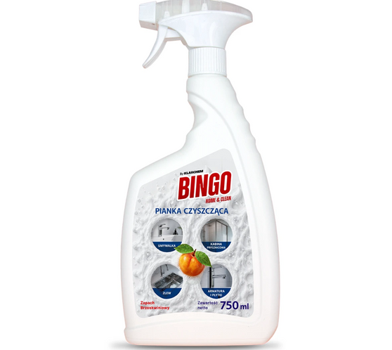Klarchem BINGO pianka do łazienek 750 ml