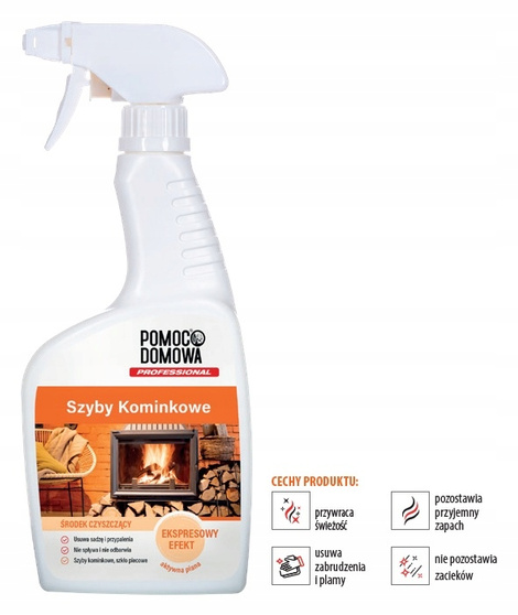 Pomoc Domowa Środek do czyszczenia szyb kominkowych 500 ml