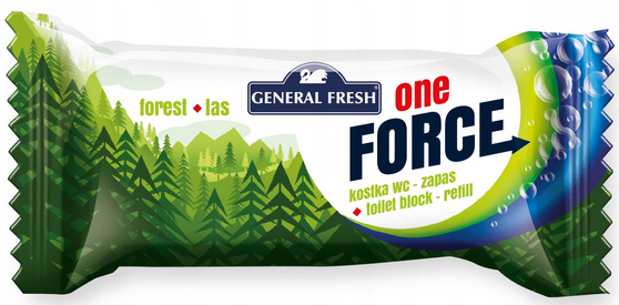 General Fresh One Force wkład do kostki WC Las