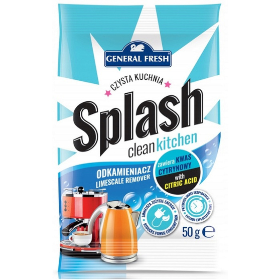 General Fresh Splash odkamieniacz do czajników i ekspresów 50 g