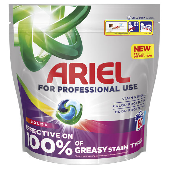 Ariel Professional Kapsułki do prania All in One Kolor 80 prań