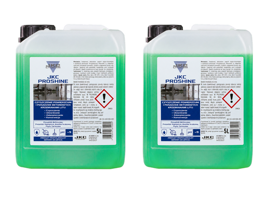 Zestaw dwóch kanistrów JKC PROSHINE po 5 l