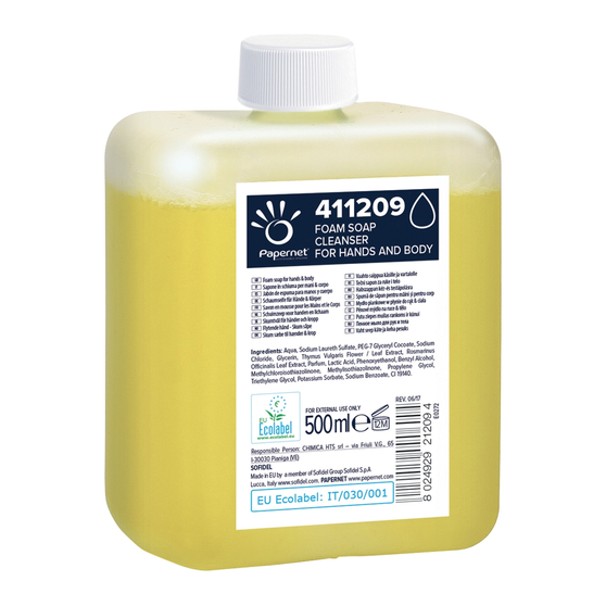 Papernet 411209 — mydło w pianie, wkład 500 ml