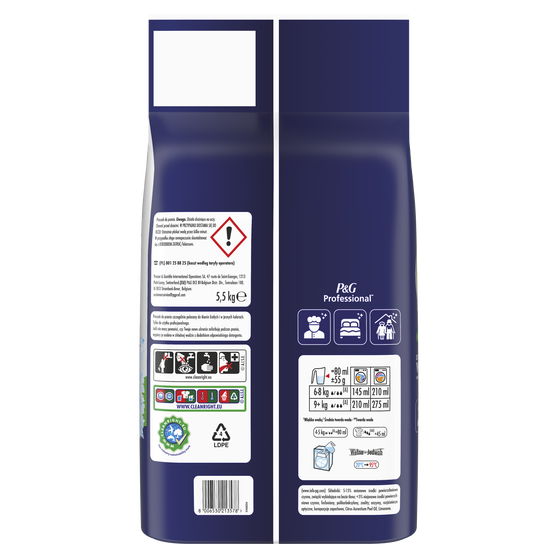 Vizir Professional Proszek do prania Alpine Fresh 100 prań 5,5 kg