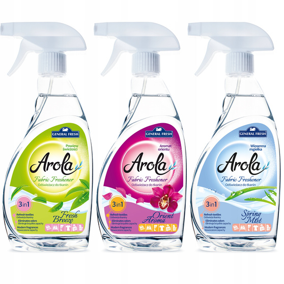 General Fresh Arola odświeżacz do tkanin Wiosenna Mgiełka 500 ml
