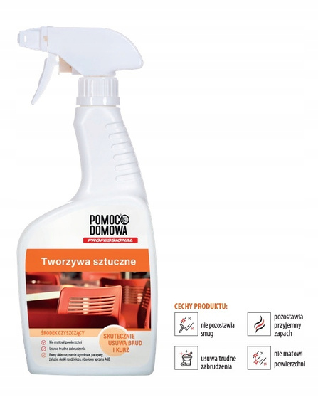 Pomoc Domowa Środek do czyszczenia tworzyw sztucznych 500 ml