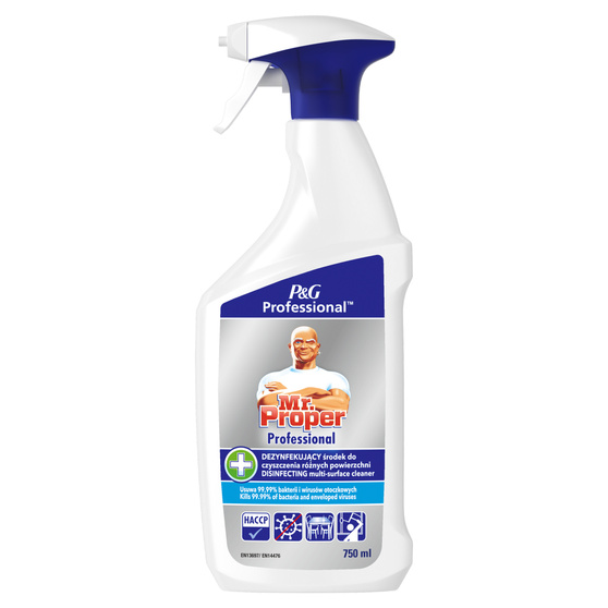 Mr. Proper Professional Spray czyszcząco-dezynfekujący 3w1 750 ml