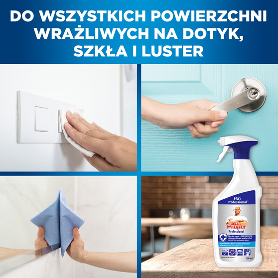 Mr. Proper Professional Spray czyszcząco-dezynfekujący 3w1 750 ml