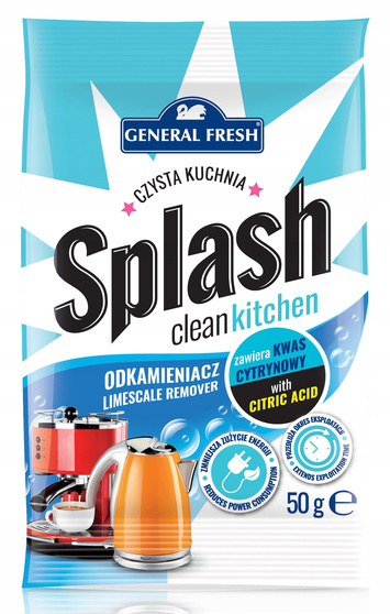 General Fresh Splash odkamieniacz do czajników i ekspresów 50 g